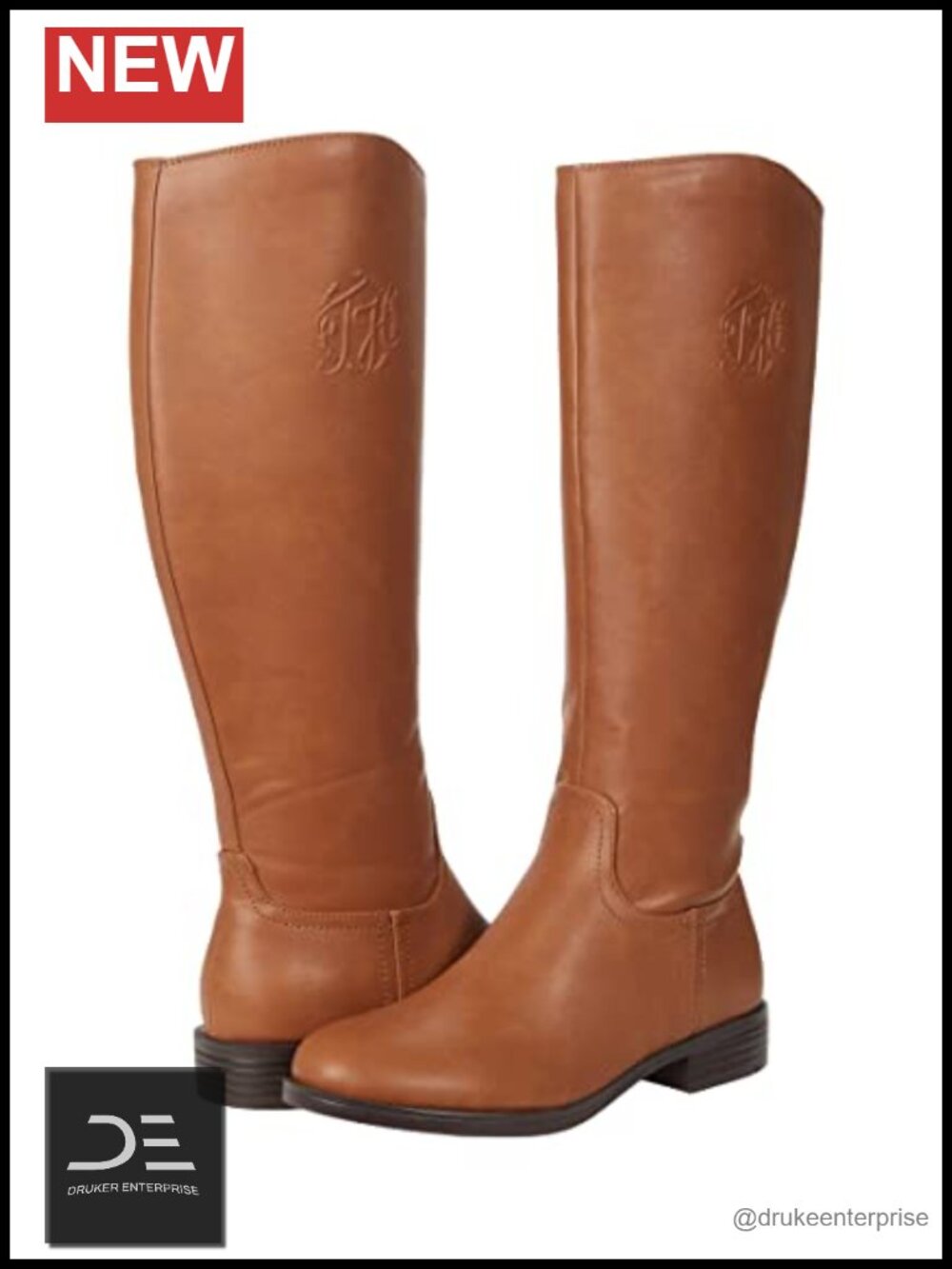 Women's Rydings Equestrian Boots Synthetic Almond Toe Zip